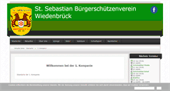 Desktop Screenshot of erstekompanie.sebastian-schuetzen.de